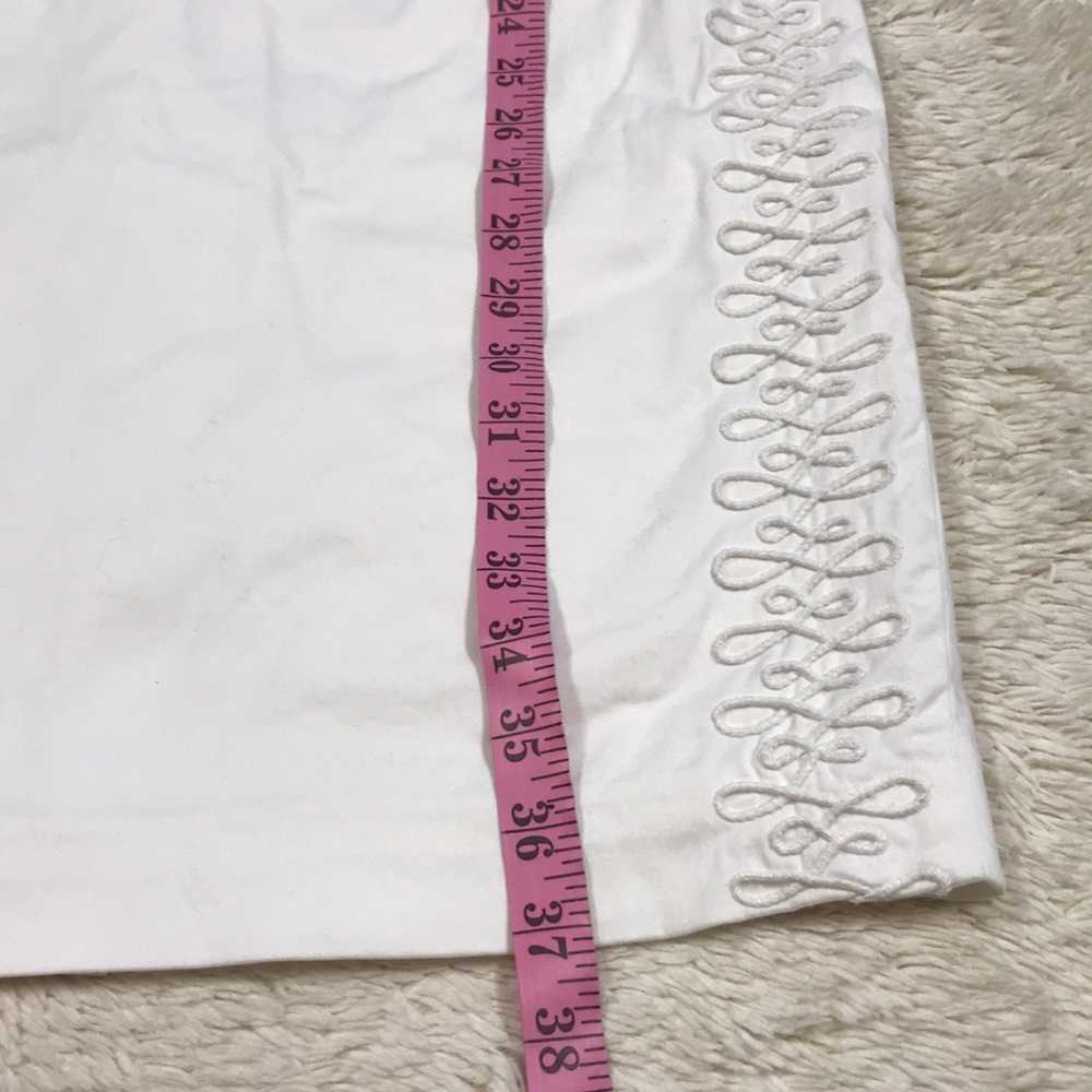 Lilly Pulitzer Classic White Sheath Bow Dress 6 - Picture 9 of 9